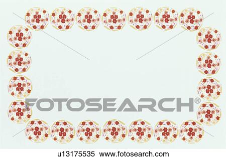 Stock Photography - The Square Frame Of A Flower. Fotosearch