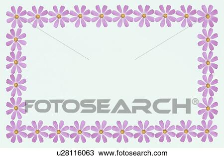 Stock Image - The Square Frame Of Cosmos. Fotosearch