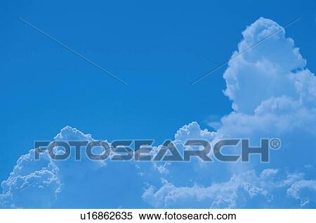 Clouds In Blue Sky View Large Photo Image Stock Photography - Clouds In Blue Sky. Fotosearch