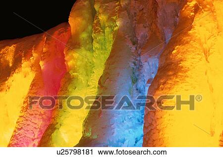 Colored Ice Formations View Large Photo Image Stock Image - Colored Ice Formations. Fotosearch