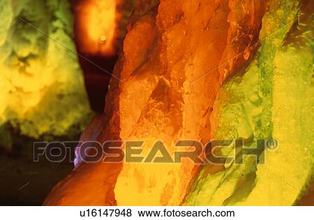 Ice Formations In Colors View Large Photo Image Stock Photo - Ice Formations In Colors. Fotosearch