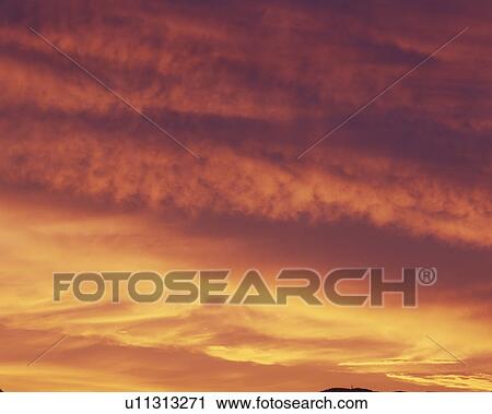 Stock Image - Orange Sky. Fotosearch
