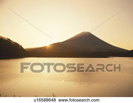 Stock Photo - Mt. Fuji In Yamanashi Prefecture. Fotosearch
