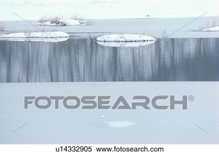 Frozen Lake With Snow View Large Photo Image Stock Photography - Frozen Lake With Snow. Fotosearch
