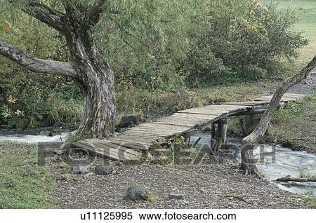 A Wooden Bridge View Large Photo Image Stock Photography - A Wooden Bridge. Fotosearch