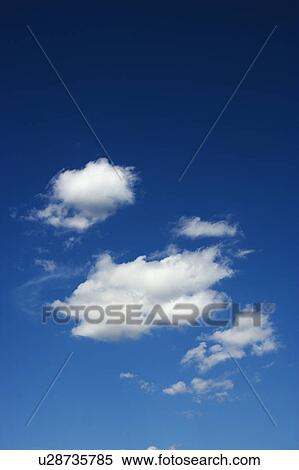 Stock Photography - Sky with cumulus clouds.. Fotosearch