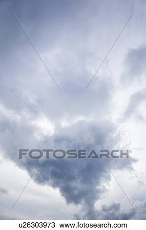 Sky with large cumulus cloud formation View Large Photo Image Stock Image - Sky with large cumulus cloud formation. Fotosearch
