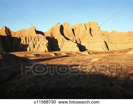 Landscape in Badlands National Park, South Dakota View Large Photo Image Stock Image - Landscape in Badlands National Park, South Dakota. Fotosearch