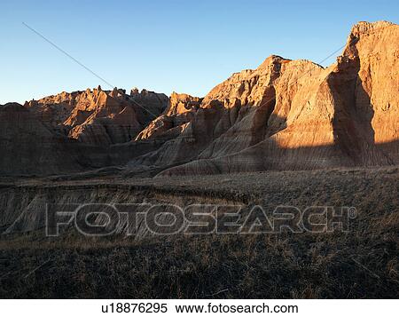 Stock Photography - Landscape in Badlands National Park, South Dakota. Fotosearch
