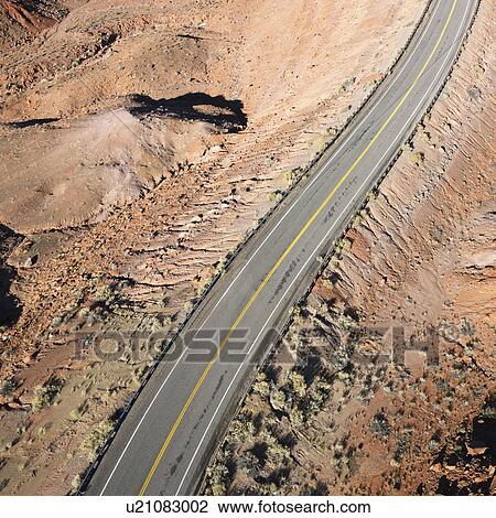 Scenic highway through desert landscape of Utah View Large Photo Image Stock Image - Scenic highway through desert landscape of Utah. Fotosearch