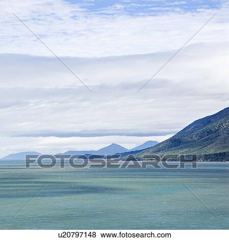 Tranquil view of mountains and sea from Queensland Rex Lookout. View Large Photo Image Stock Photo - Tranquil view of mountains and sea from Queensland Rex Lookout.. Fotosearch
