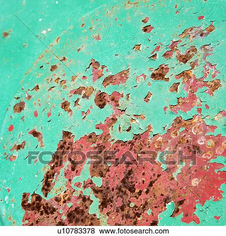 Closeup of green and red rusted metal. View Large Photo Image Stock Photo - Closeup of green and red rusted metal.. Fotosearch