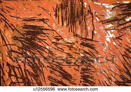 Old rusted orange metal siding with scratch marks. View Large Photo Image Stock Photograph - Old rusted orange metal siding with scratch marks.. Fotosearch