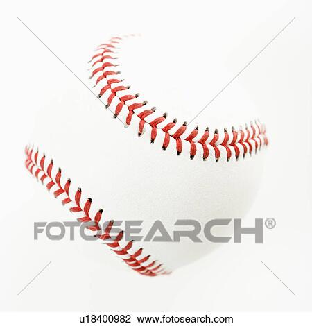 Baseball on white. View Large Photo Image Stock Image - Baseball on white.. Fotosearch