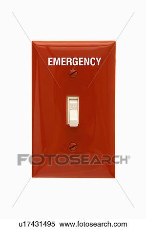 Red emergency switch plate with switch in off position View Large Photo Image Stock Photography - Red emergency switch plate with switch in off position. Fotosearch