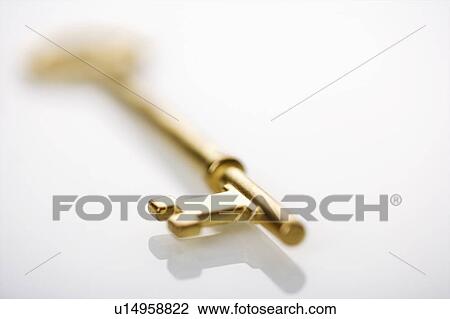 Selective focus of brass skeleton key. View Large Photo Image Stock Image - Selective focus of brass skeleton key.. Fotosearch