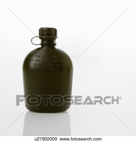 Black water canteen View Large Photo Image Stock Image - Black water canteen . Fotosearch