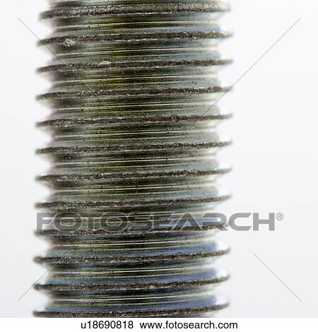 Close up of bolt screw on white background. View Large Photo Image Stock Photo - Close up of bolt screw on white background.. Fotosearch
