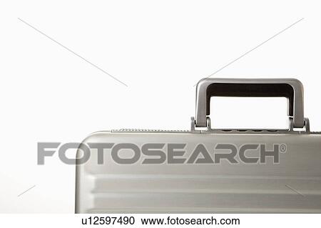Detail of handle on silver briefcase View Large Photo Image Stock Image - Detail of handle on silver briefcase. Fotosearch