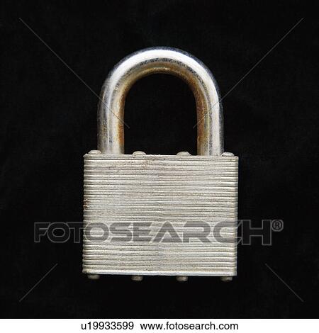 Metal locked padlock. View Large Photo Image Stock Photo - Metal locked padlock.. Fotosearch
