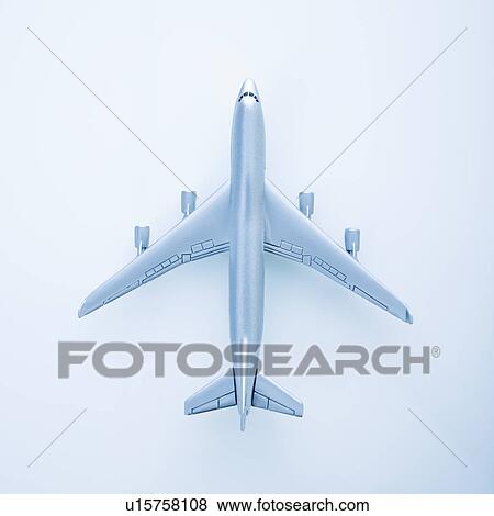 Stock Photo - Miniature model jet airplane. Fotosearch