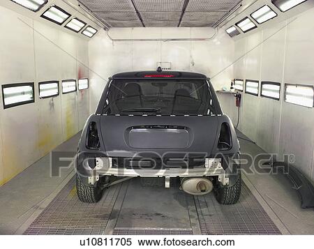 Stock Photography - Car ready to be painted.. Fotosearch