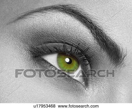 Stock Photo - Close-up of woman's eye. Fotosearch