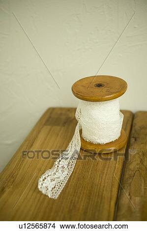 Picture - Lace Ribbon. Fotosearch