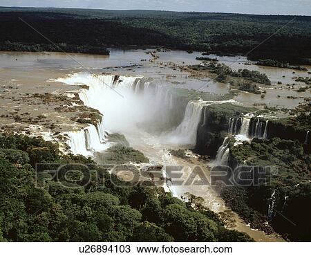 Stock Image - Iguazu Falls. Fotosearch