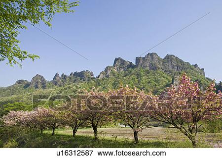 Stock Photo - Mt. Myougi. Fotosearch