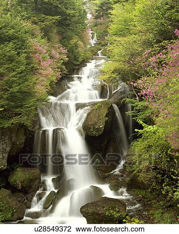 Stock Image - Ryuzu falls. Fotosearch