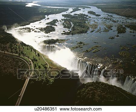 Stock Image - Victoria Falls. Fotosearch