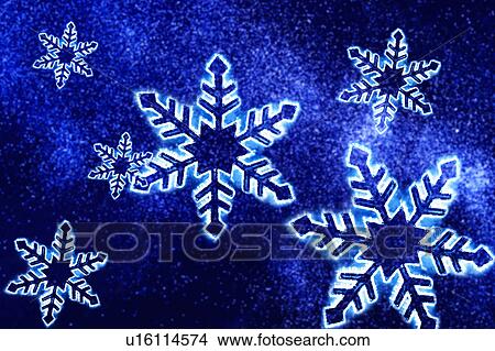 Crystals of snow View Large Photo Image Picture - Crystals of snow. Fotosearch
