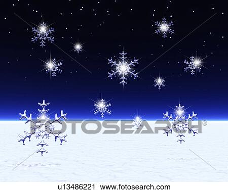 Snow crystal View Large Photo Image Stock Image - Snow crystal. Fotosearch