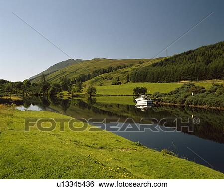 Stock Photograph - Caledonian Canal. Fotosearch
