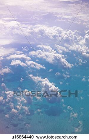 Stock Image - Sea of cloud. Fotosearch