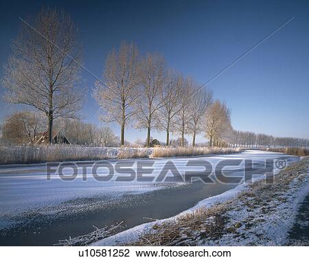 Stock Image - Snowy landscape. Fotosearch