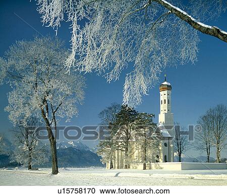 Stock Image - Wallfahrtskirche St Coloman. Fotosearch
