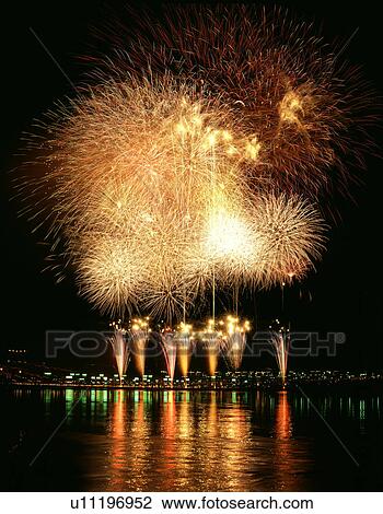 Stock Image - Fireworks. Fotosearch