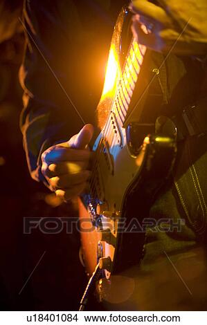 Picture - Electronic guitar. Fotosearch