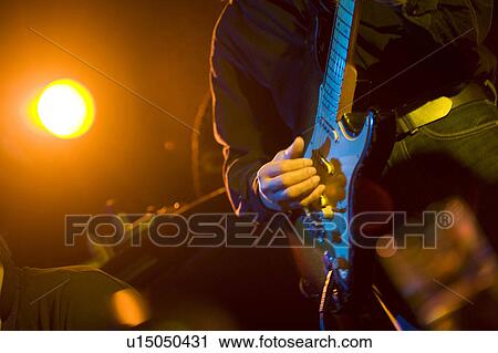 Stock Image - Electronic guitar. Fotosearch