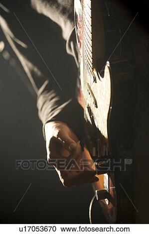 Stock Image - Electronic guitar. Fotosearch