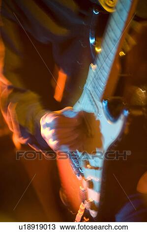 Stock Image - Electronic guitar. Fotosearch
