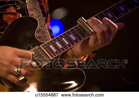 Stock Photo - Electronic guitar. Fotosearch