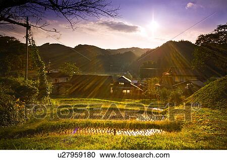 Stock Image - Scenery of countryside. Fotosearch