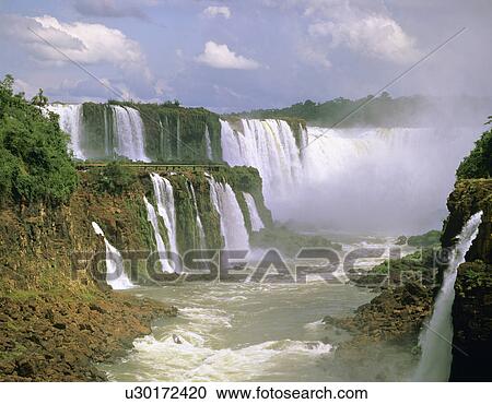 Stock Image - Iguazu Falls. Fotosearch
