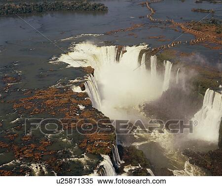 Iguazu Falls View Large Photo Image Stock Photography - Iguazu Falls. Fotosearch