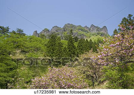 Stock Image - Mt. Myougi. Fotosearch