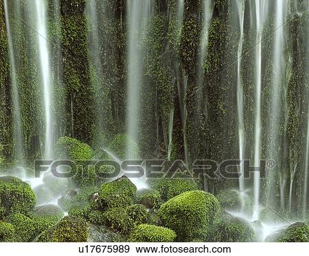Shiraito waterfall View Large Photo Image Stock Photo - Shiraito waterfall. Fotosearch