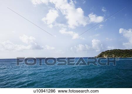Stock Photograph - Panoramic view of the sea. Fotosearch